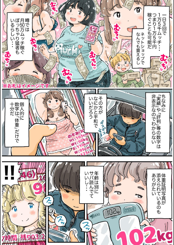ムッチングアプリ 〜ゆきっぺの思い出〜(単話)_7枚目の画像